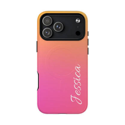 Personalized Ombre Gradient Phone Case - Custom Name
