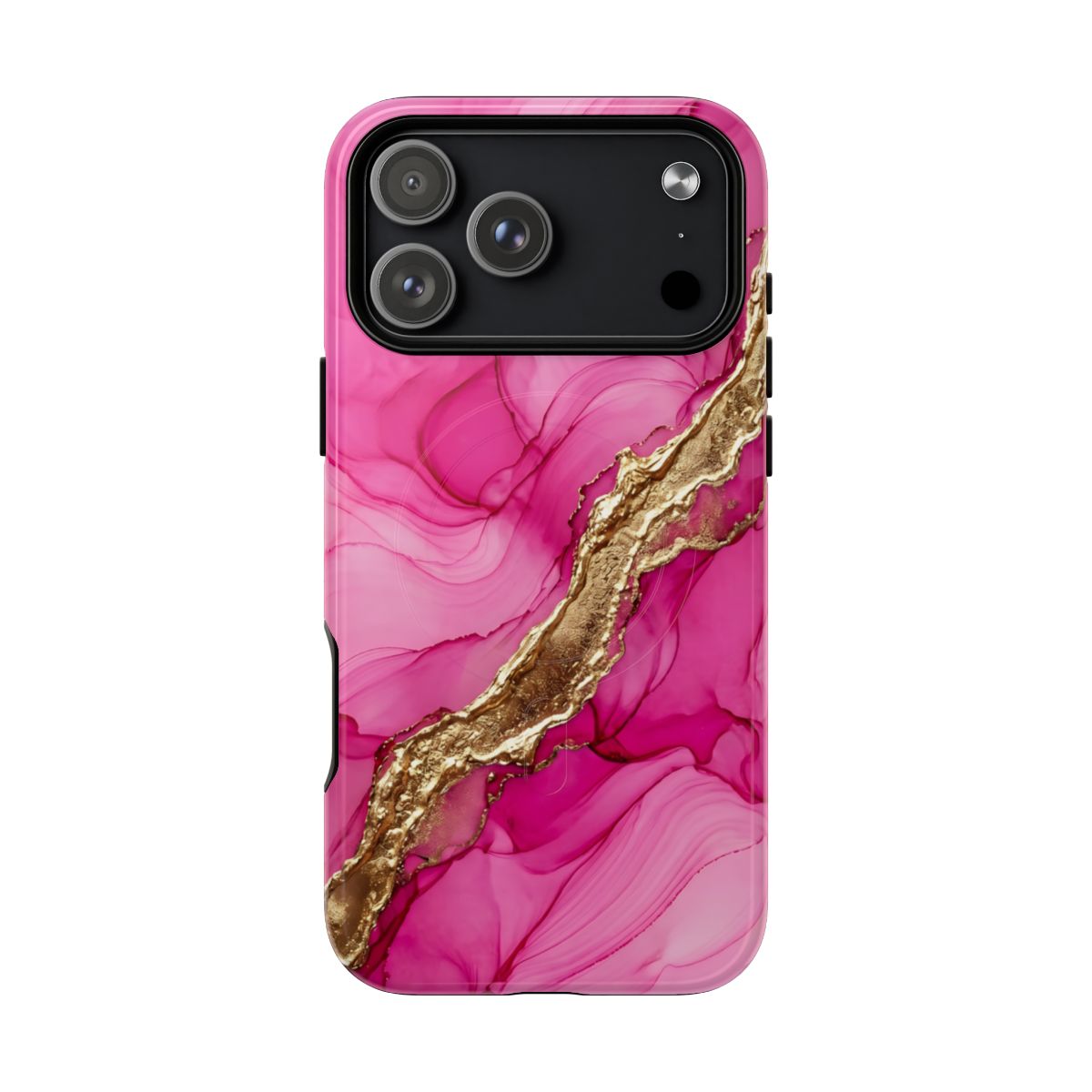 Pink Gold Marble Phone Case – Luxe Alcohol Ink Aesthetic