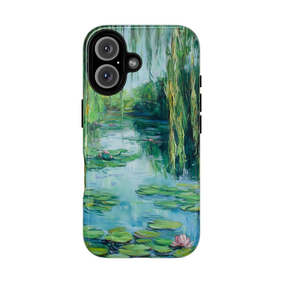 Willow Pond Impressionist Phone Case - Fine Art Lily Pad
