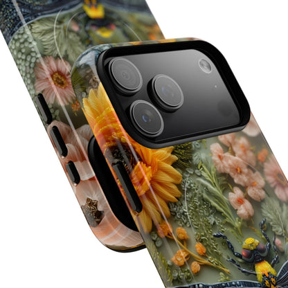 Vintage Botanical Dragonfly Tough Case