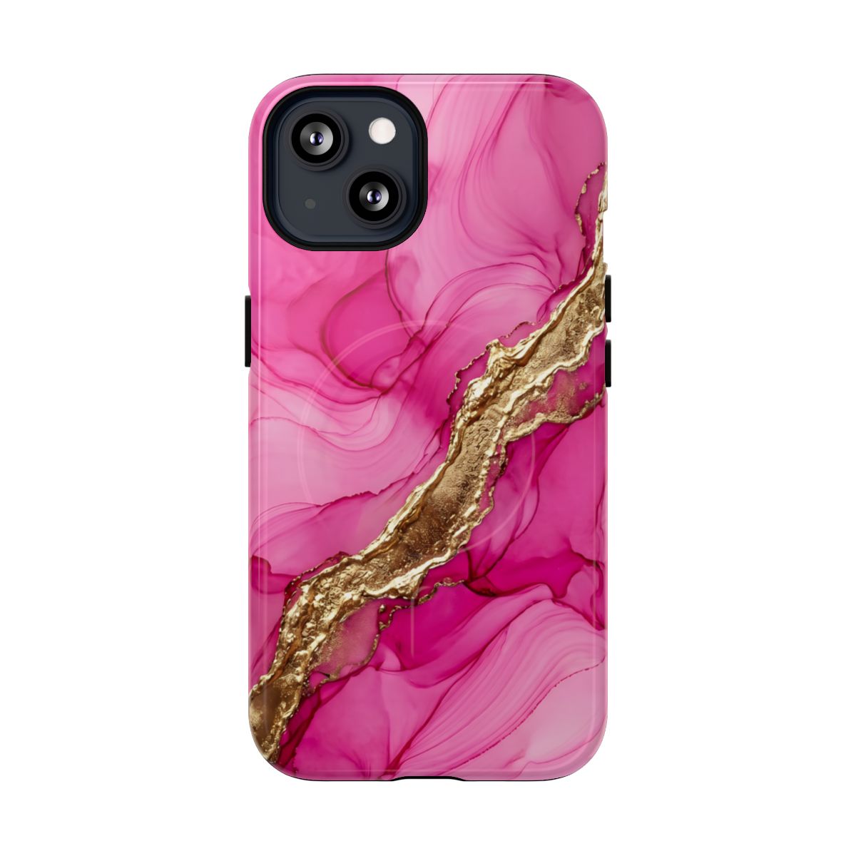 Pink Gold Marble Phone Case – Luxe Alcohol Ink Aesthetic