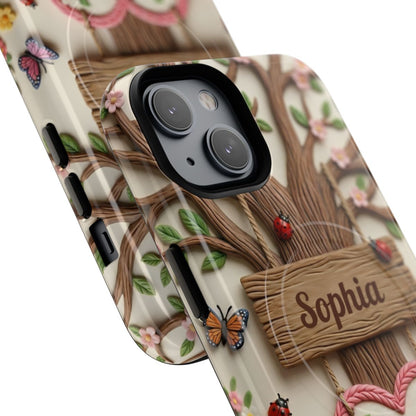 Personalized Mother’s Day Tree Phone Case - Custom Name