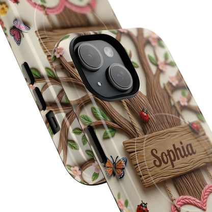 Personalized Mother’s Day Tree Phone Case - Custom Name