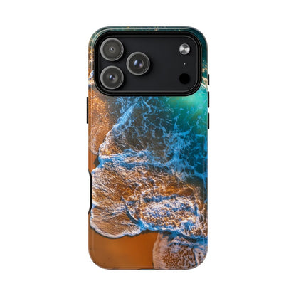 Ocean Waves Shoreline Phone Case - Blue Seascape