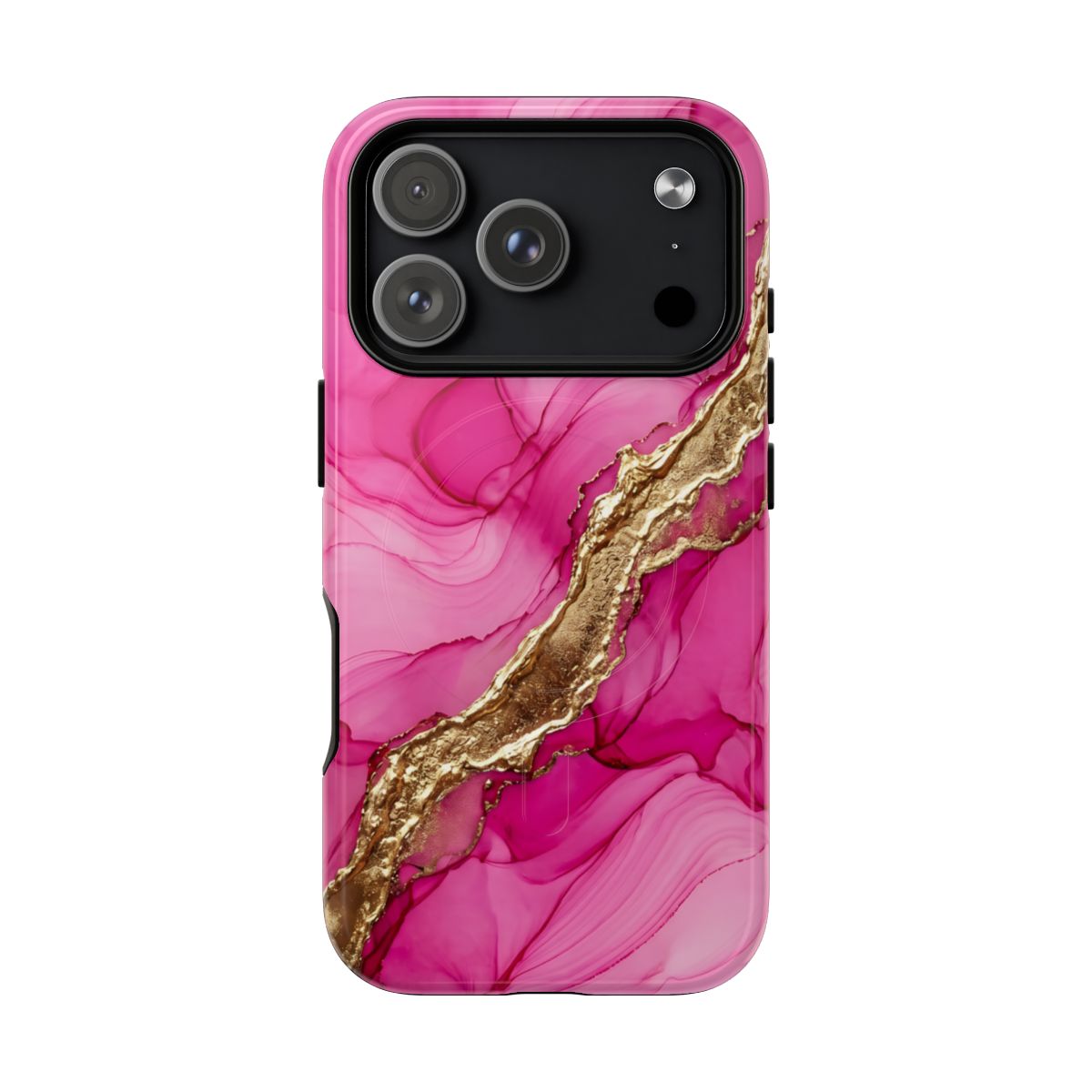 Pink Gold Marble Phone Case – Luxe Alcohol Ink Aesthetic