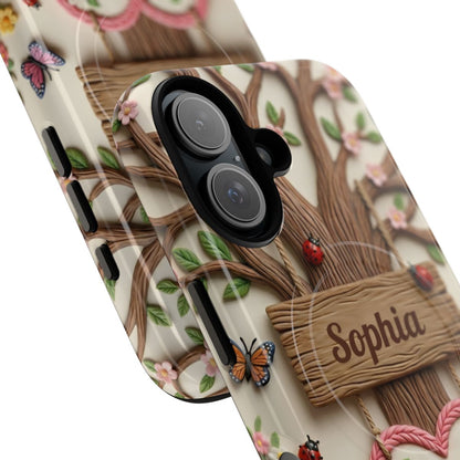 Personalized Mother’s Day Tree Phone Case - Custom Name
