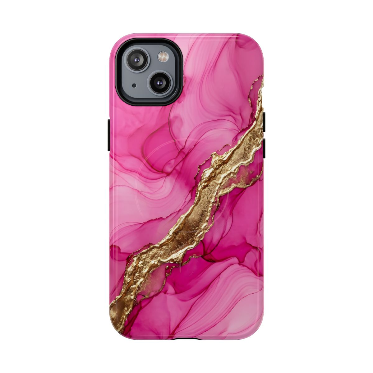 Pink Gold Marble Phone Case – Luxe Alcohol Ink Aesthetic