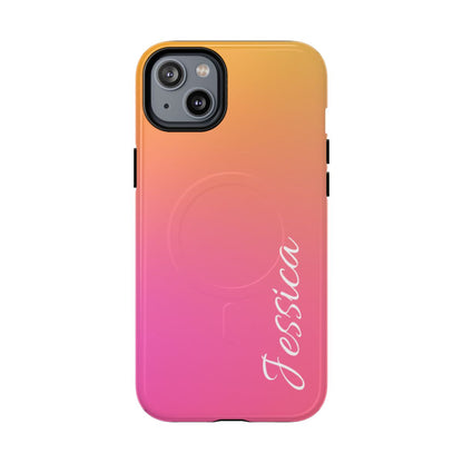 Personalized Ombre Gradient Phone Case - Custom Name