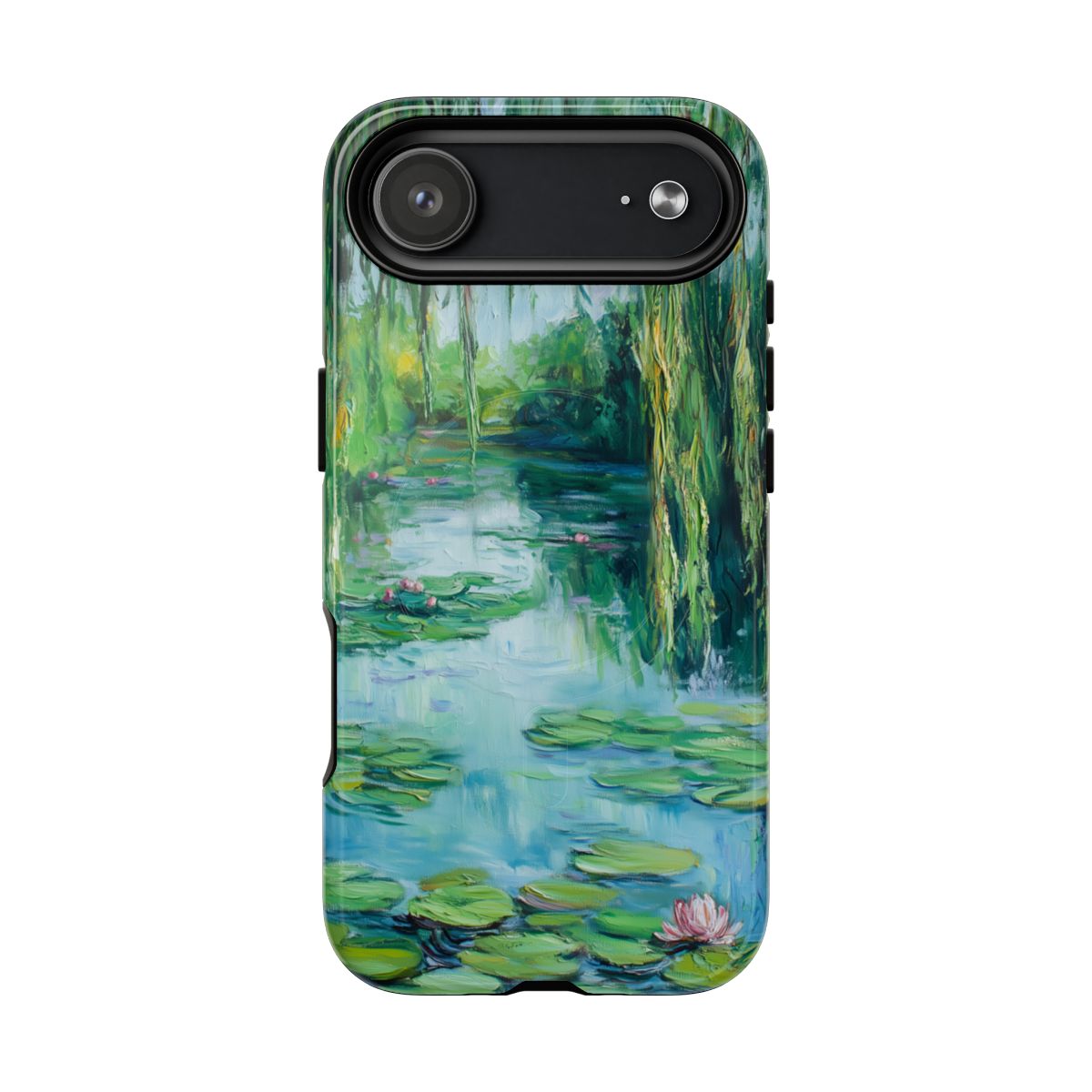 Willow Pond Impressionist Phone Case - Fine Art Lily Pad