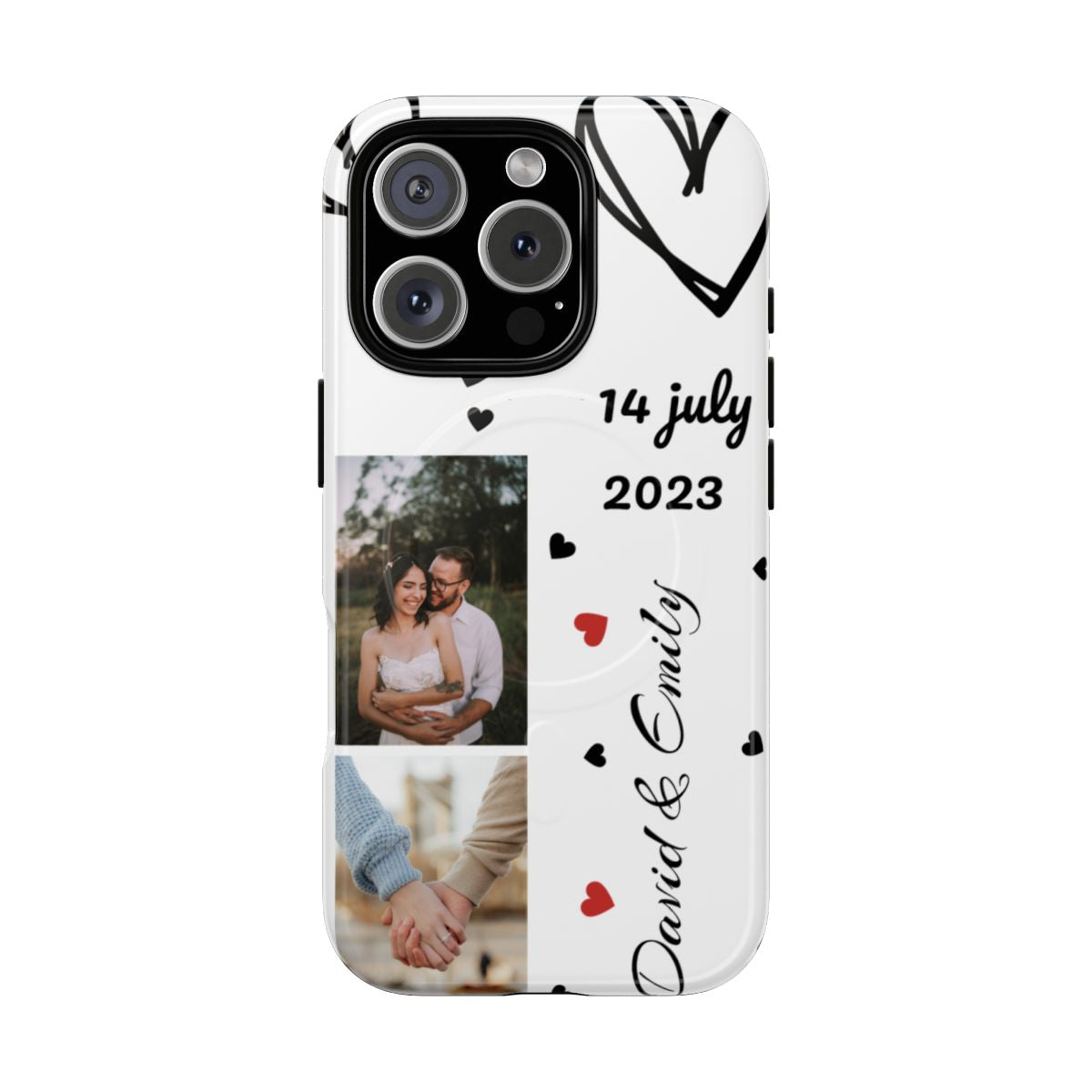 Custom Couple Photo & Anniversary Date Personalized Phone Case