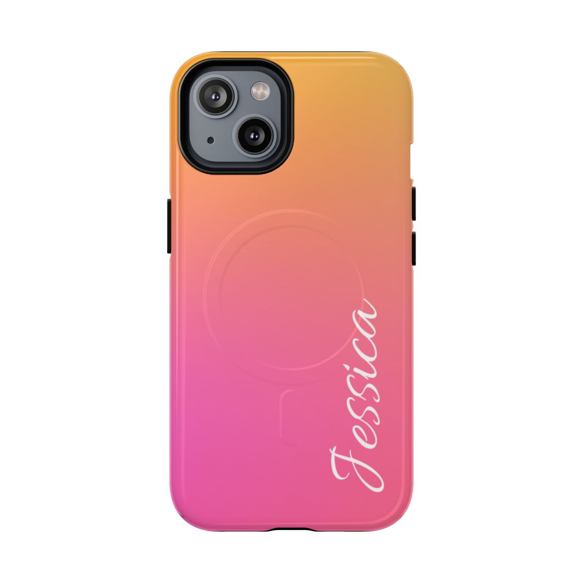 Personalized Ombre Gradient Phone Case - Custom Name