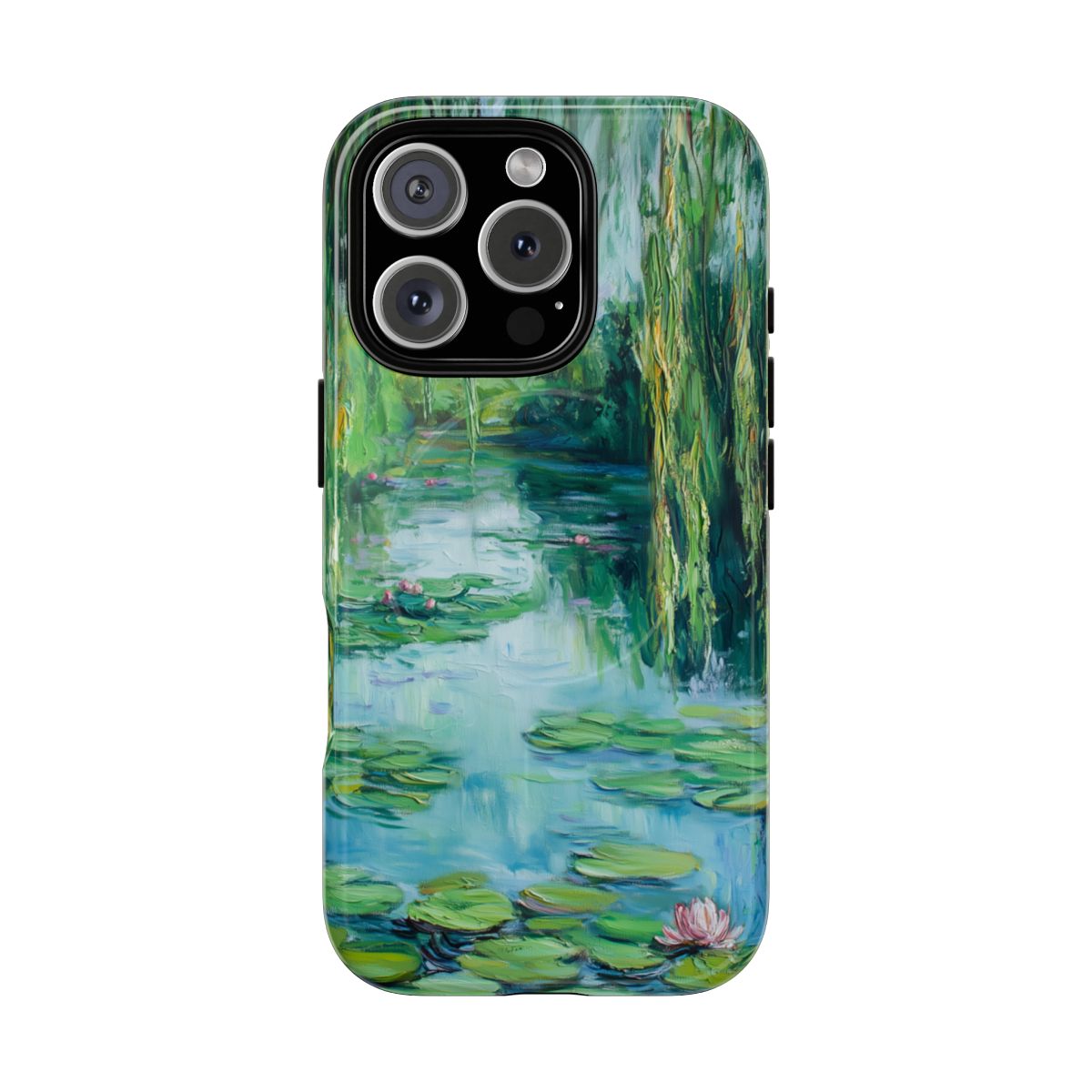 Willow Pond Impressionist Phone Case - Fine Art Lily Pad