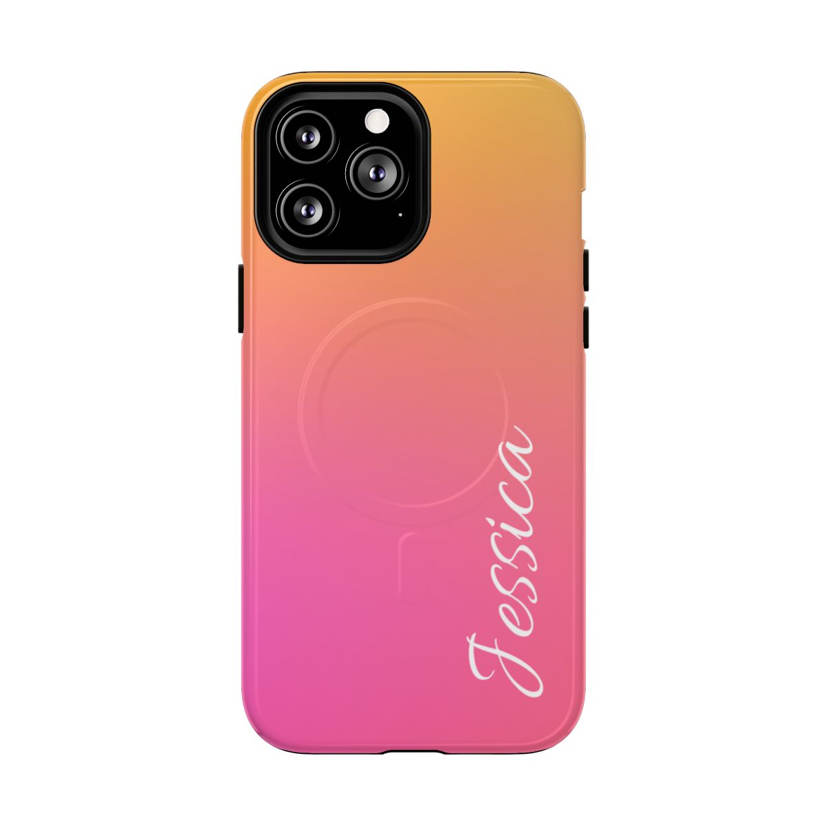 Personalized Ombre Gradient Phone Case - Custom Name