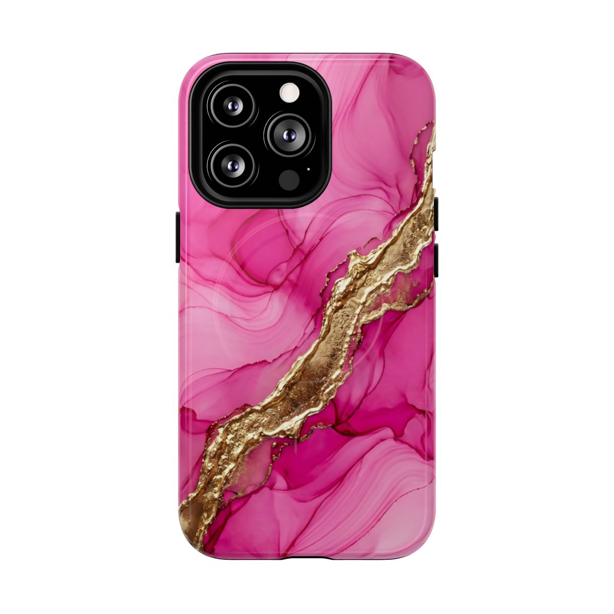 Pink Gold Marble Phone Case – Luxe Alcohol Ink Aesthetic
