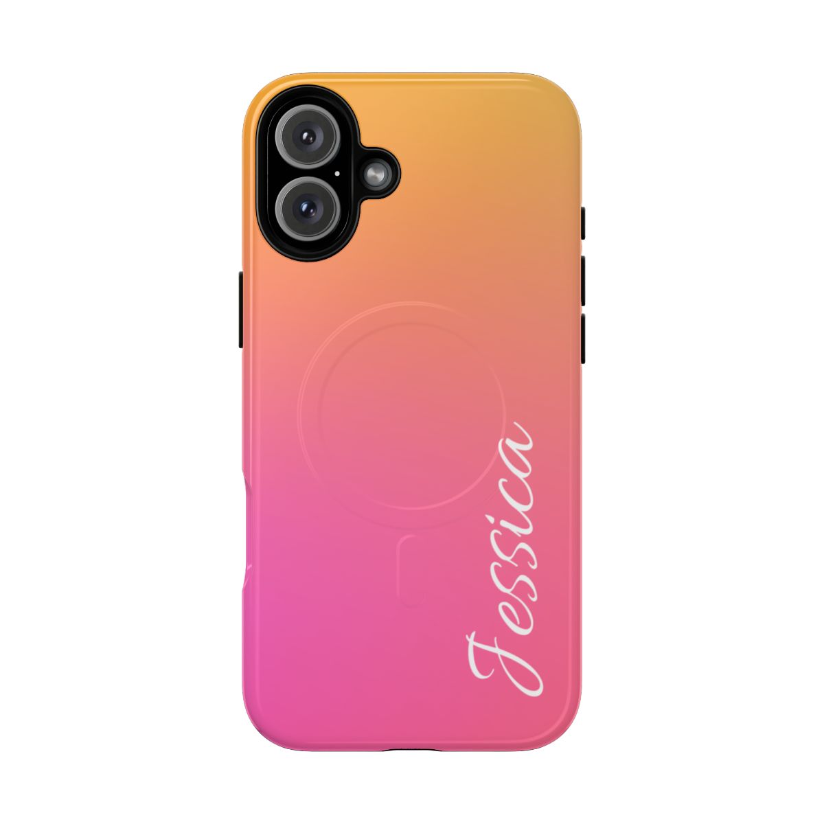 Personalized Ombre Gradient Phone Case - Custom Name