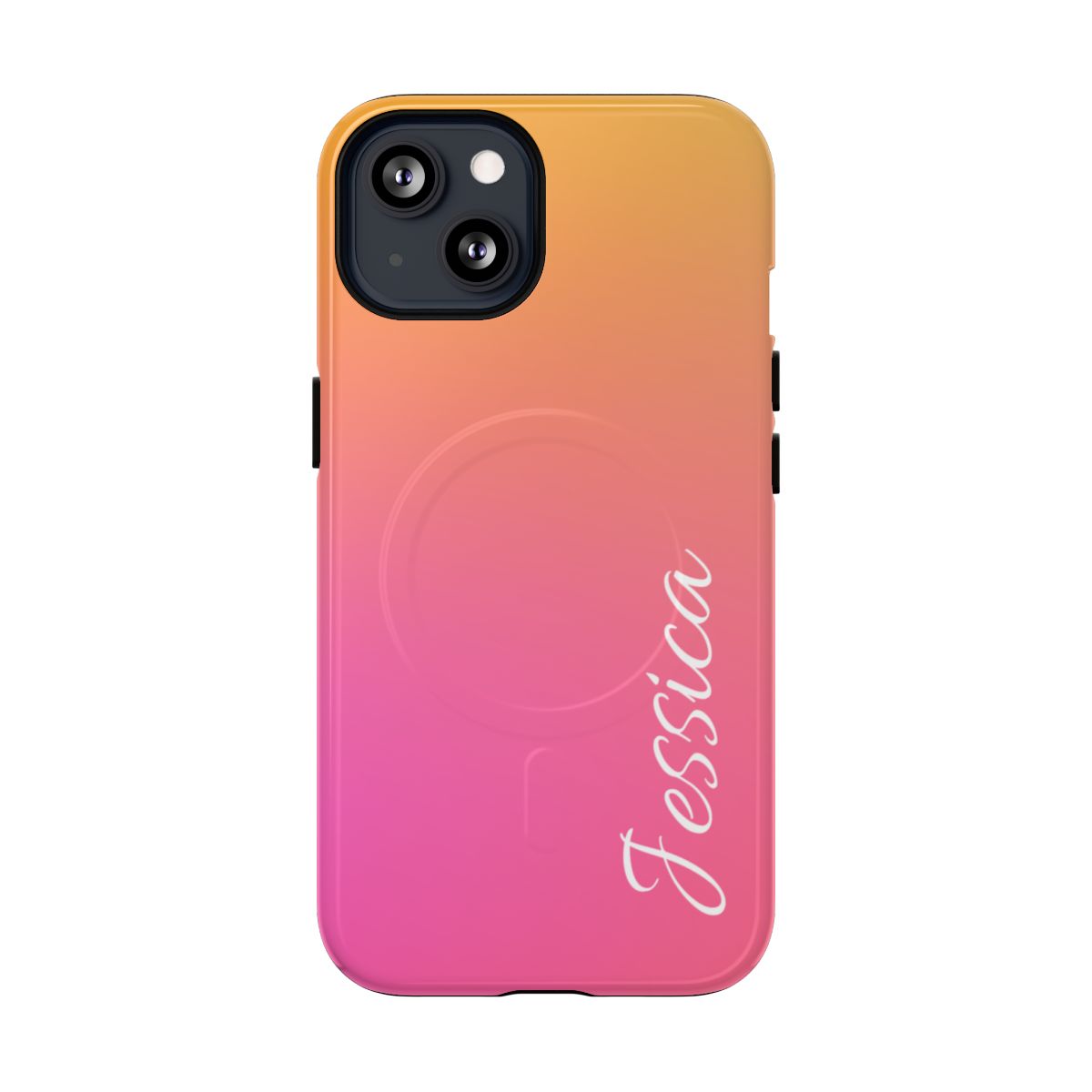 Personalized Ombre Gradient Phone Case - Custom Name