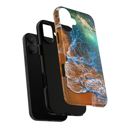 Ocean Waves Shoreline Phone Case - Blue Seascape