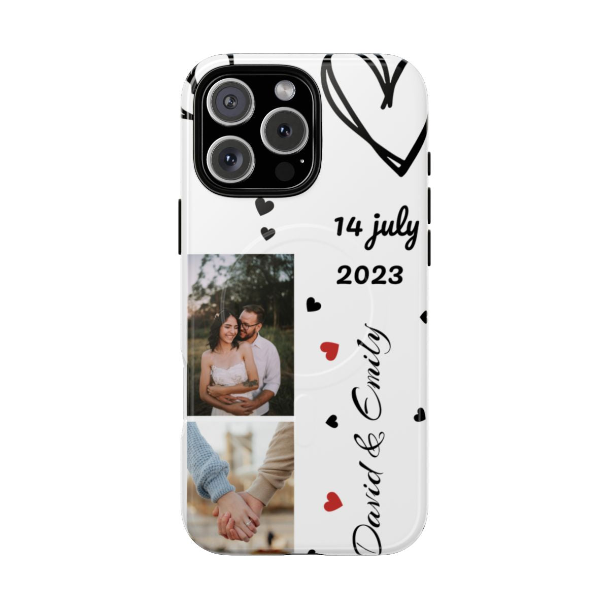 Custom Couple Photo & Anniversary Date Personalized Phone Case